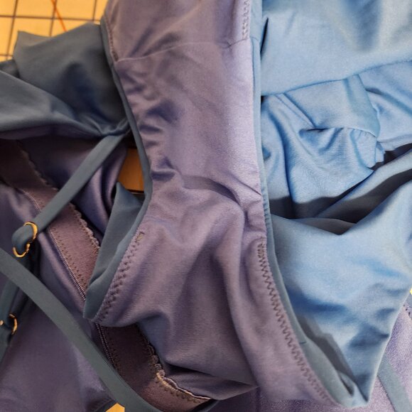 Seafolly Collective V Neck One Piece Blue Size 10 - Picture 12 of 12